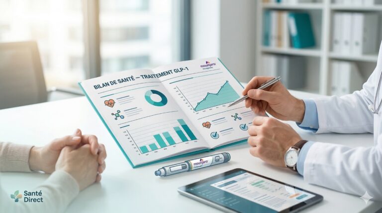 rapport médical Mounjaro bilan santé GLP-1 consultation