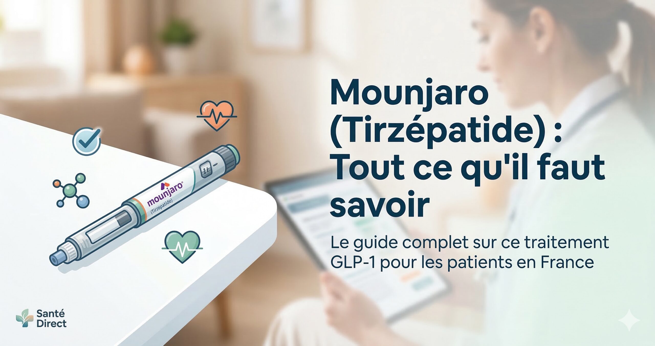 suivre traitement Mounjaro stylo injection GLP-1