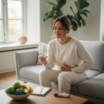 Femme gerant les effets secondaires du Mounjaro - style de vie bien-etre