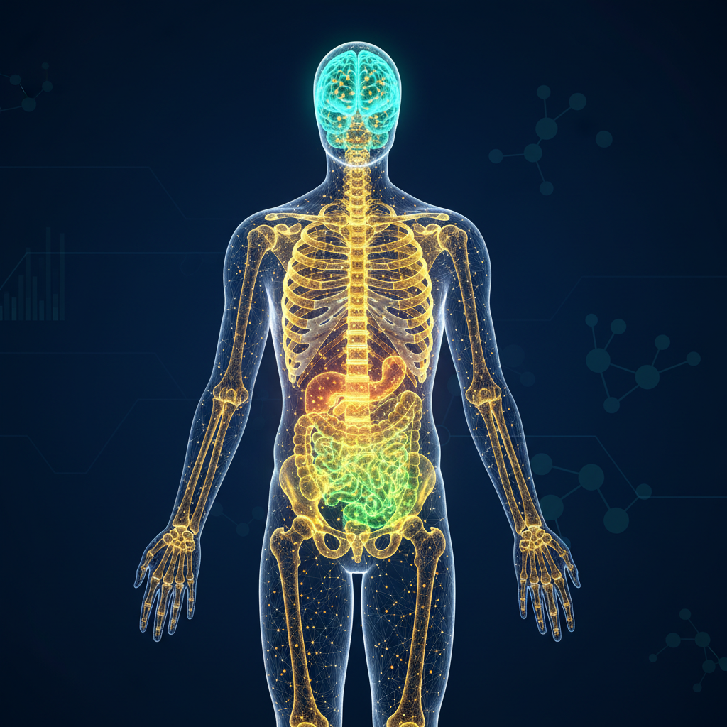 Distribution des recepteurs GIP dans le corps humain
