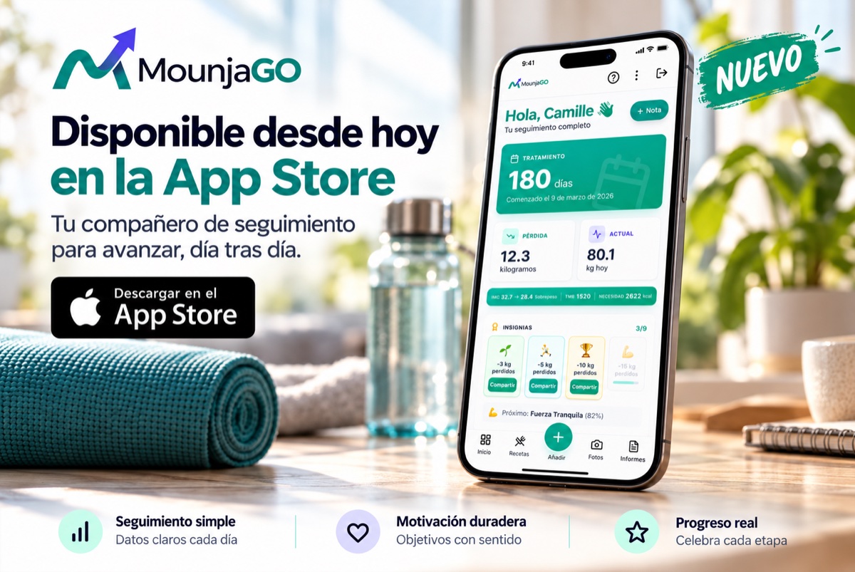 App de seguimiento de Mounjaro para iPhone: MounjaGO ya disponible en la App Store